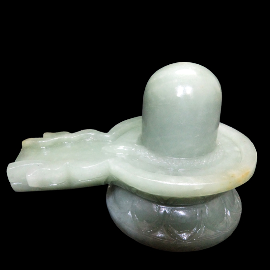 Light Green Aveturine Shivlingam