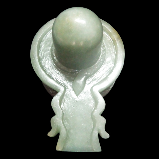 Light Green Aveturine Shivlingam