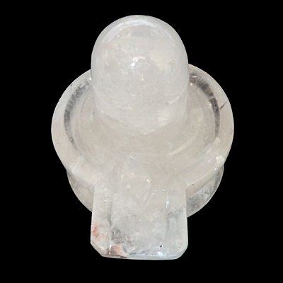 Natural Sphatik Quartz Crystal Shivling /Shivalinga/Jaldhari