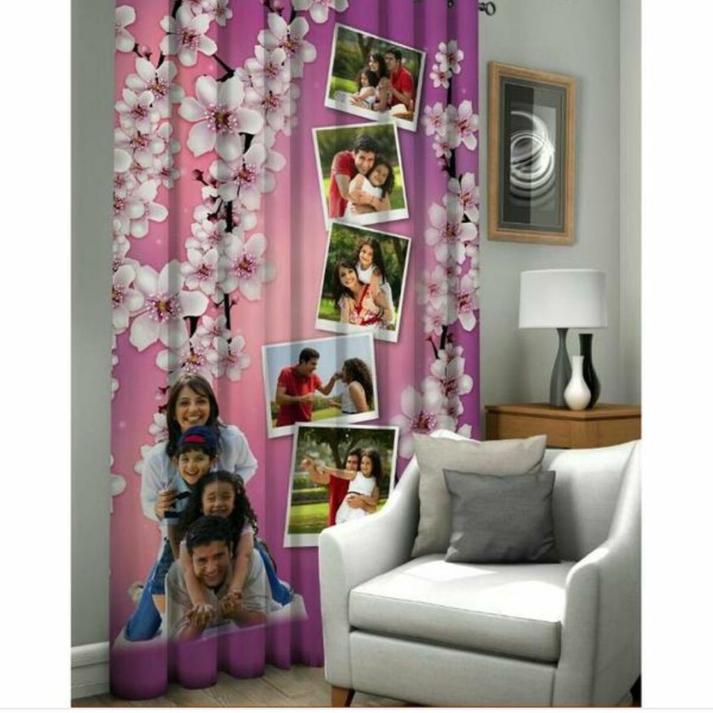 Digital Print Customised Curtains For Home