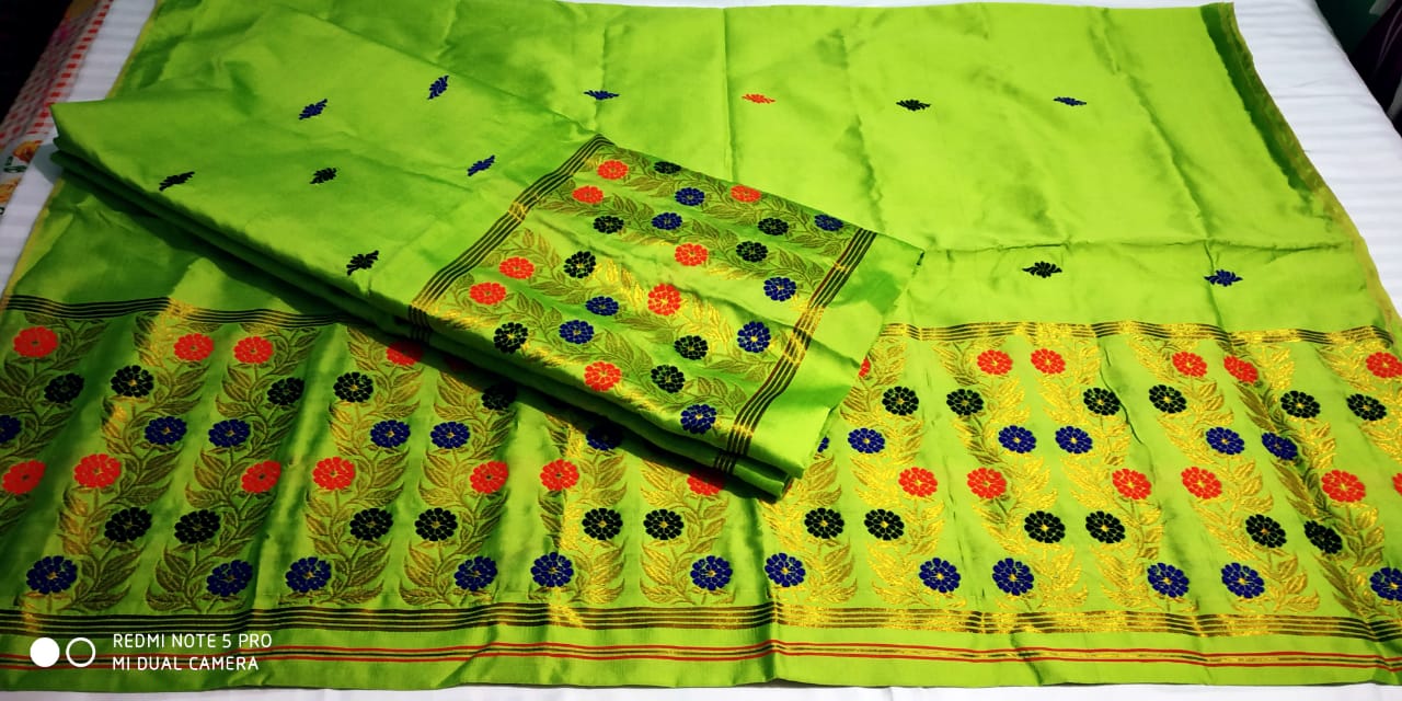 Ludhiana Silk Mekhela Sador Versatile Saree